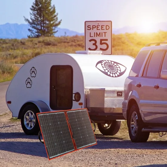 Dokio 110 W (55 W x 2 Stück), flexibles faltbares Mono-Solarpanel 100 W für Reisen, Boot und Wohnmobil, hochwertiges tragbares Solarpanel